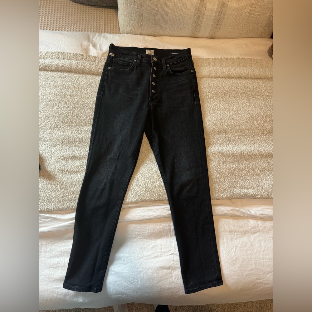 Citizens Of Humanity Black Olivia Petite Jeans